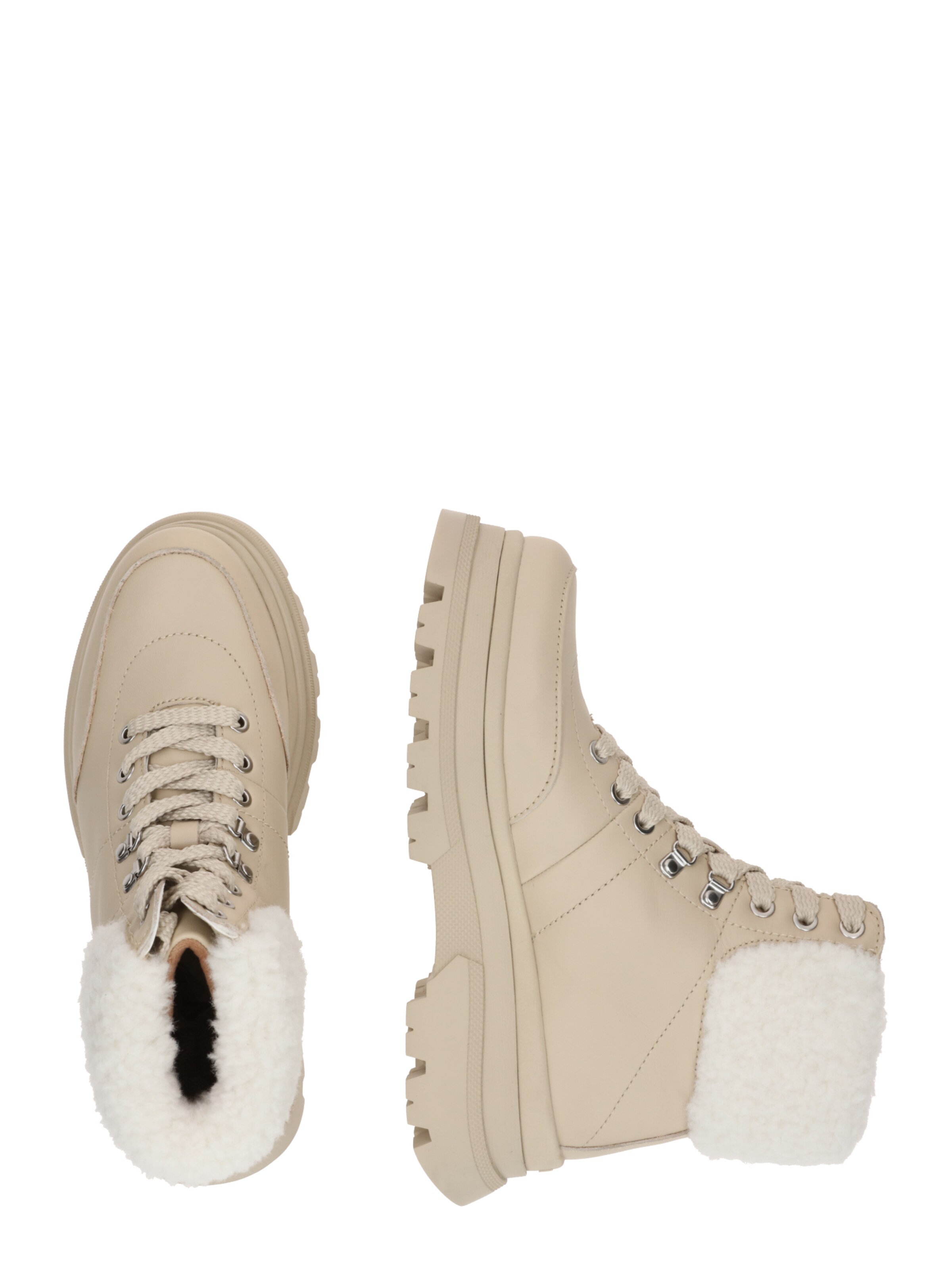 BOSS - Botim com fivela 'Foster' em bege