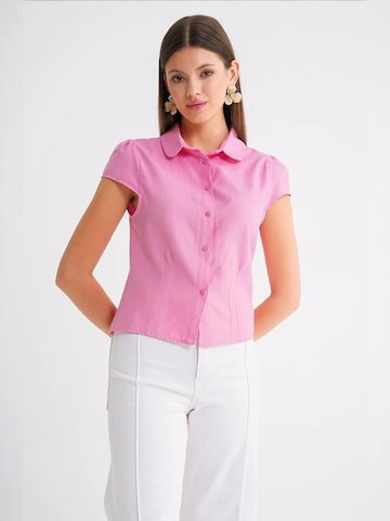 MixRay - Blusa em rosa: frente