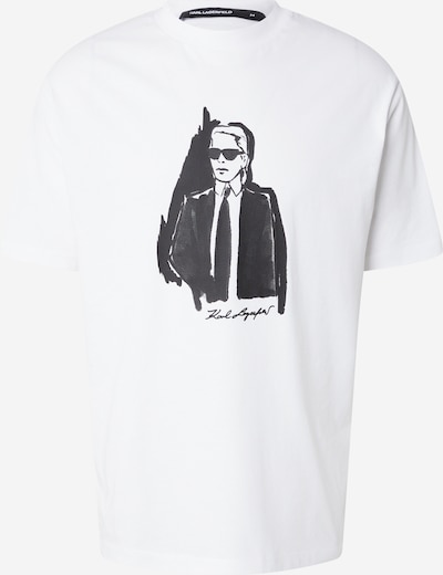S dydžio Marškinėliai iš Karl Lagerfeld, spalva – juoda / balta, Prekių apžvalga