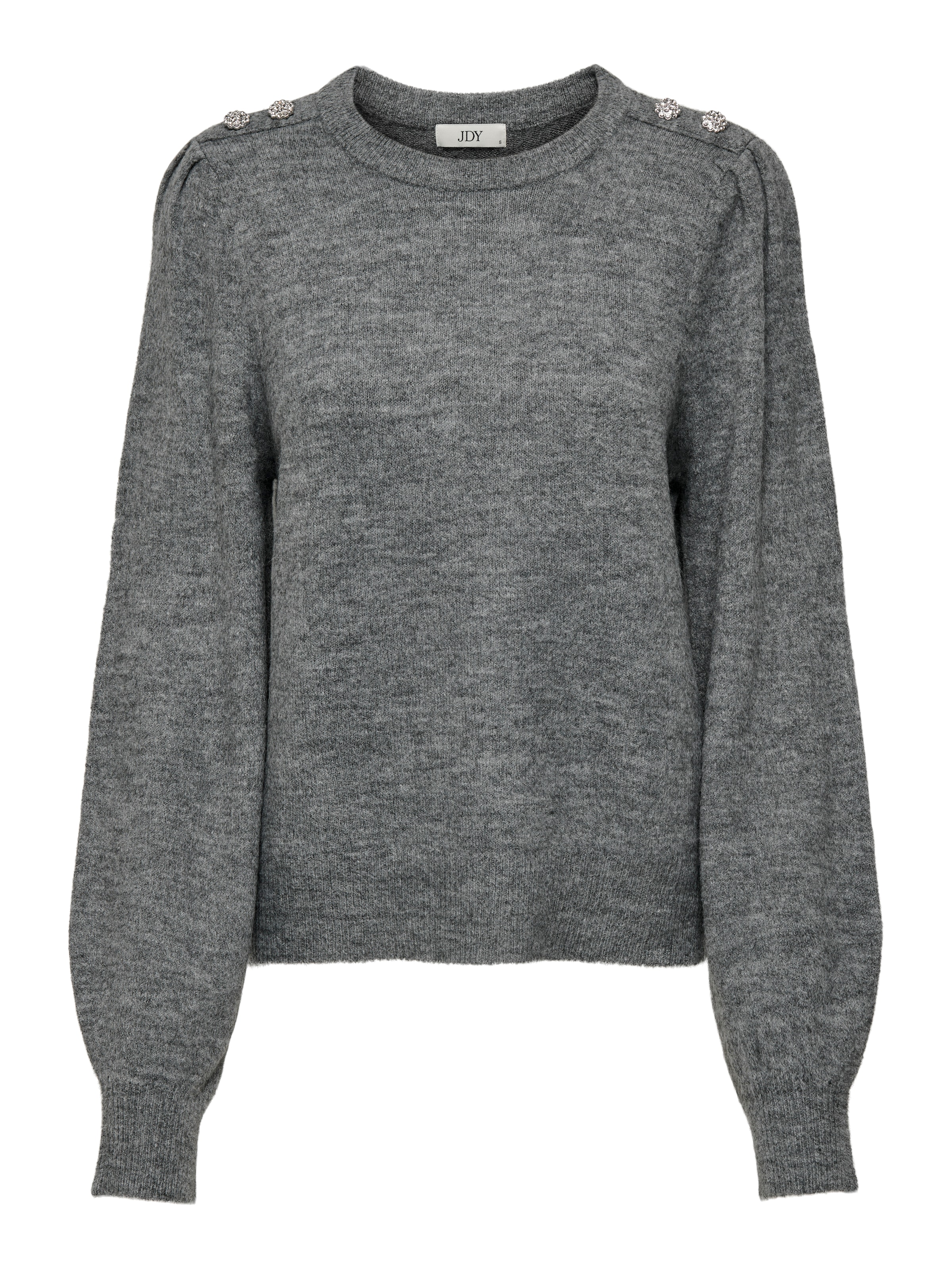 Pull-over 'JDYELANORA' JDY en gris : devant