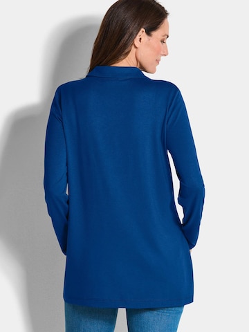 Goldner Shirt in Blau