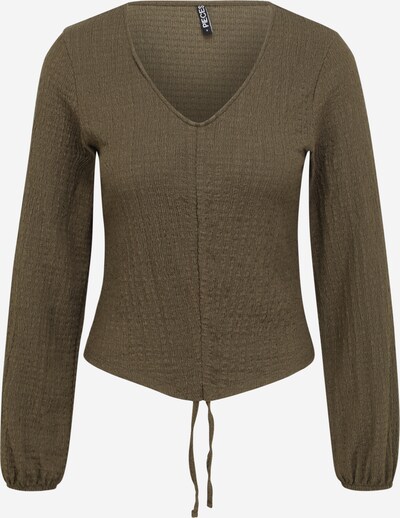 Pieces Petite Blouse 'LARA' in Dark green, Item view