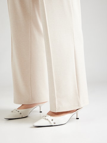 Wide Leg Pantalon ONLY Carmakoma en beige