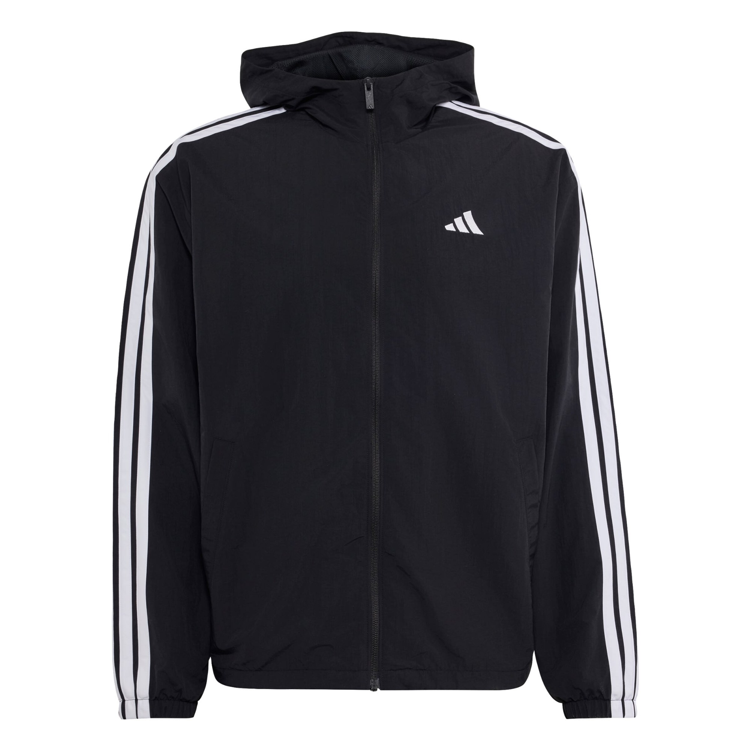 ADIDAS SPORTSWEAR - Chaqueta deportiva 'Essentials' en negro: frente