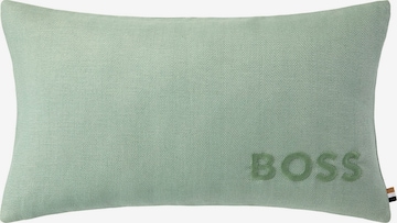 BOSS Pillow 'Linobold' in Green: front