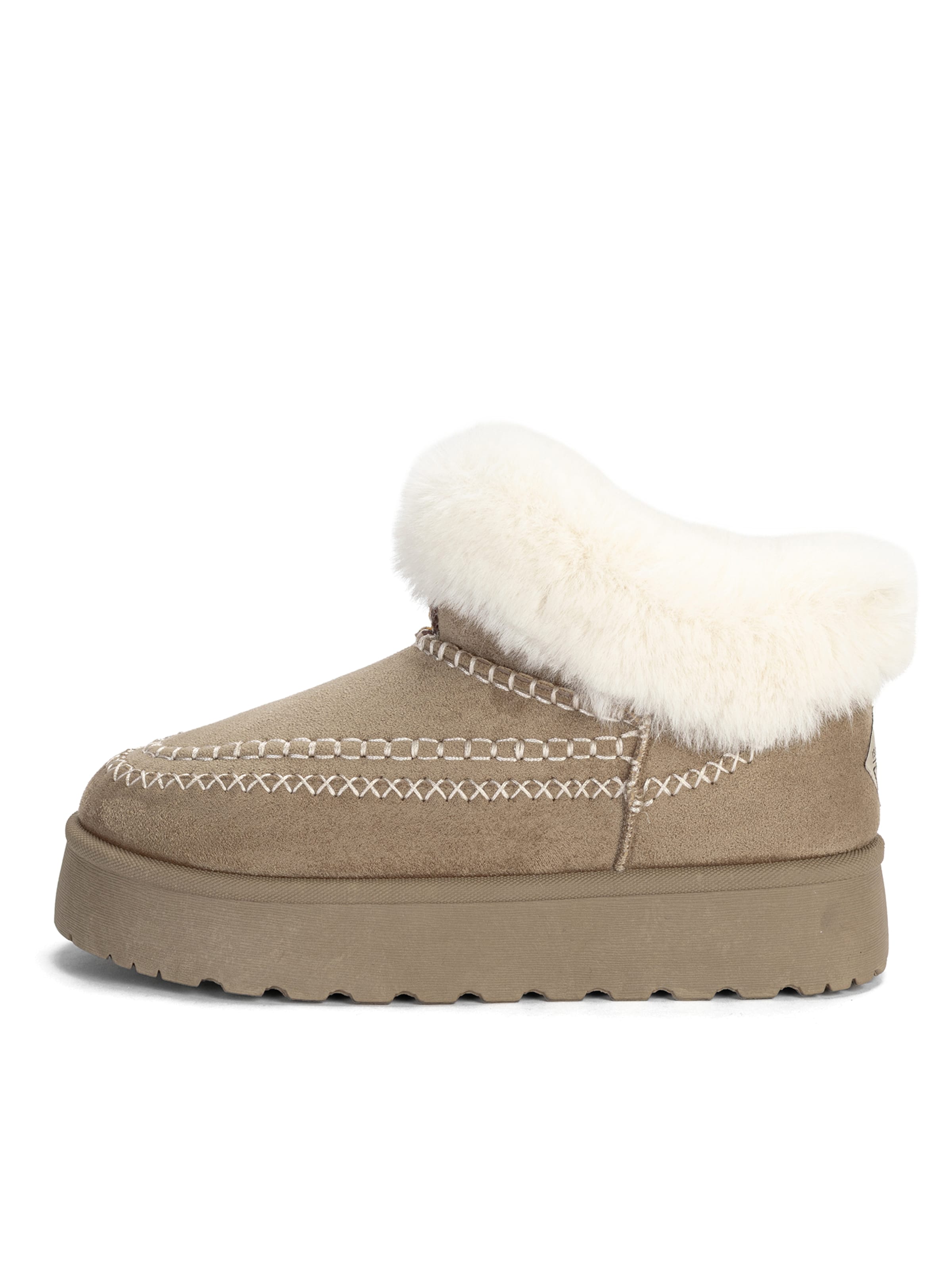 Island Boot - Botas de neve 'SHEILA' em bege: frente