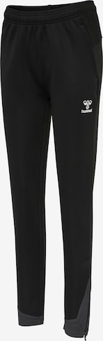 Coupe slim Pantalon de sport Hummel en noir