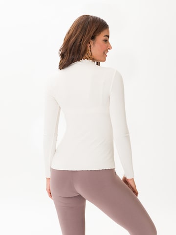 Les Lunes Shirt 'Fleur' in White
