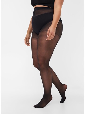 Zizzi Feinstrumpfhose in Schwarz: Vorderseite