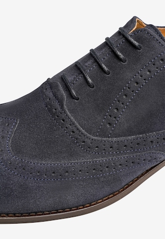 Henry Stevens Lace-Up Shoes 'Wallace FBO' in Blue