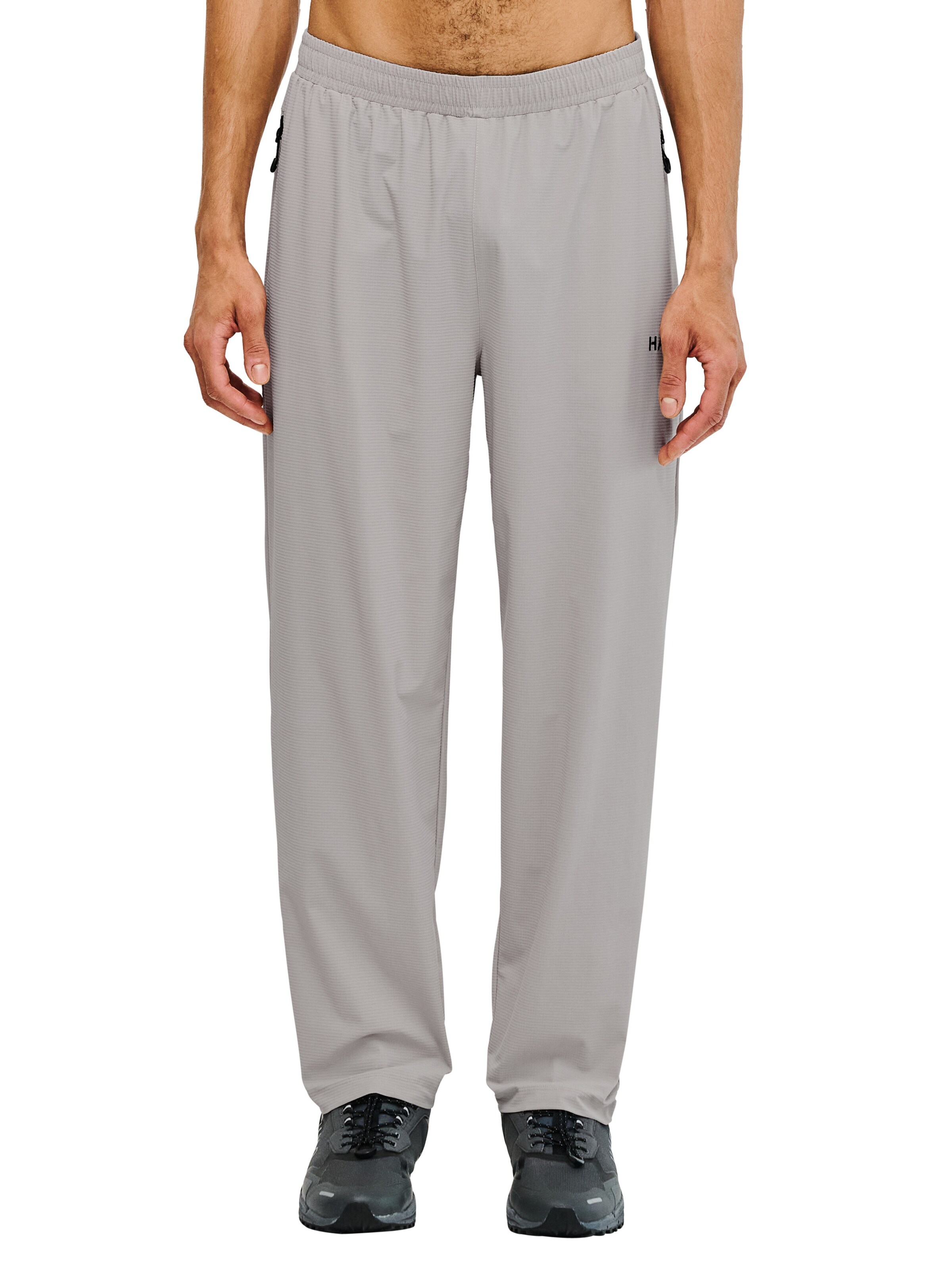 HALO Loosefit Hose 'Apex' in Grau: Vorderseite