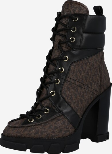 MICHAEL Michael Kors Lace-Up Ankle Boots 'RIDLEY' in Light brown / Black, Item view