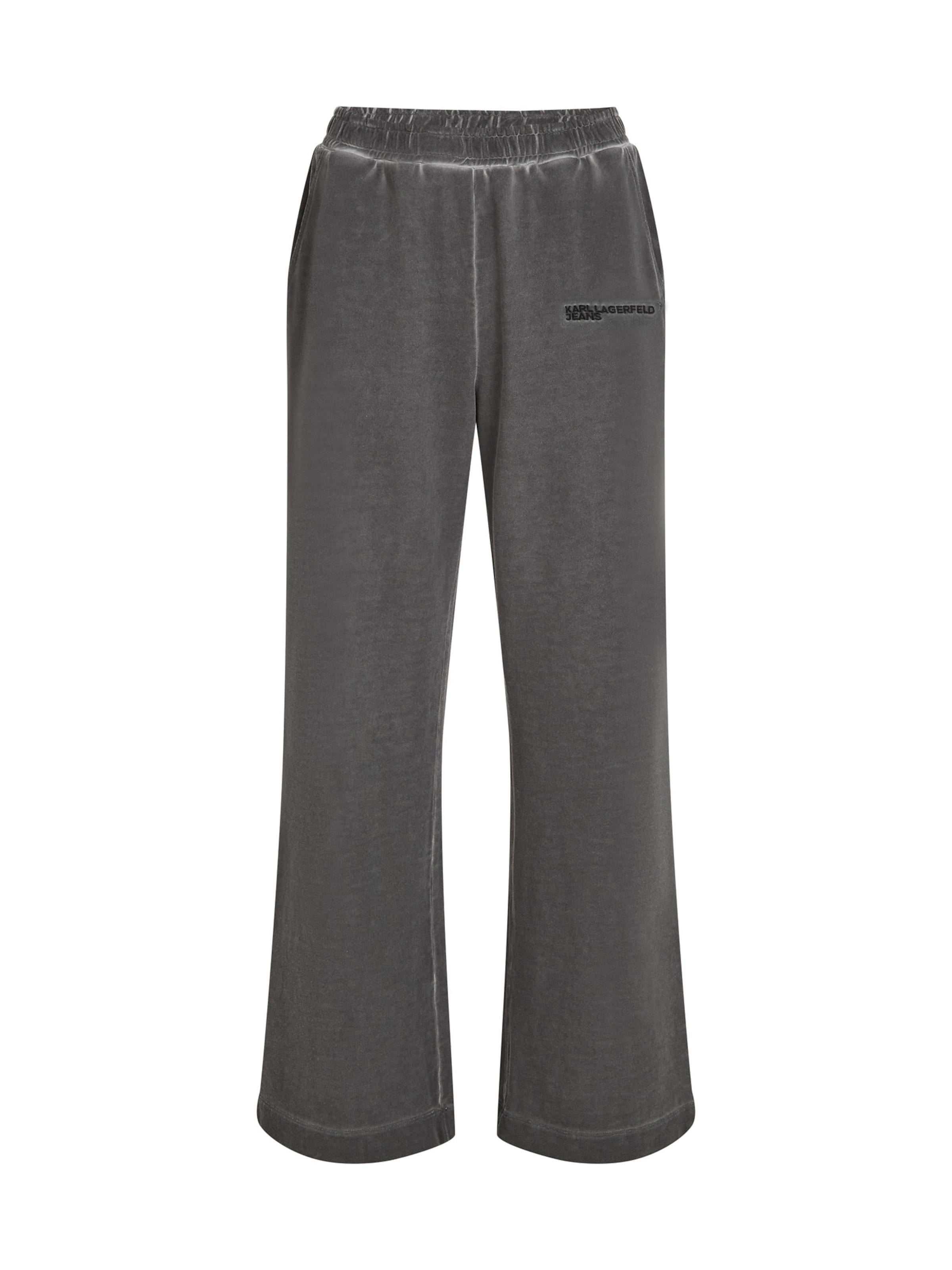 KARL LAGERFELD JEANS Wide leg Byxa i grå: framsida