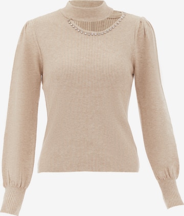 NAEMI Tröja i beige: framsida