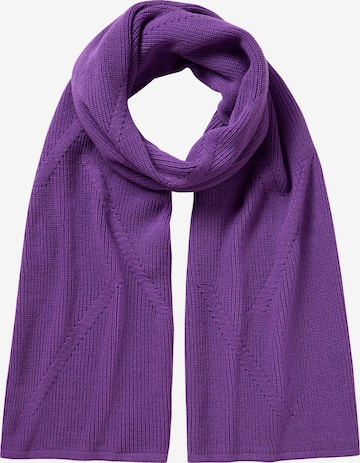 FALKE Schal in Lila: Vorderseite