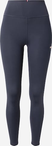 TOMMY HILFIGER Skinny Workout Pants 'ESSENTIALS' in Blue: front