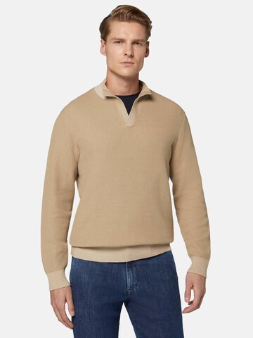 Boggi Milano - Jersey en beige: frente