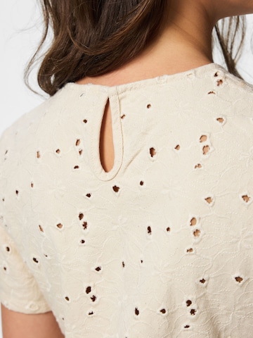 PIECES Bluse 'PCElla' i beige