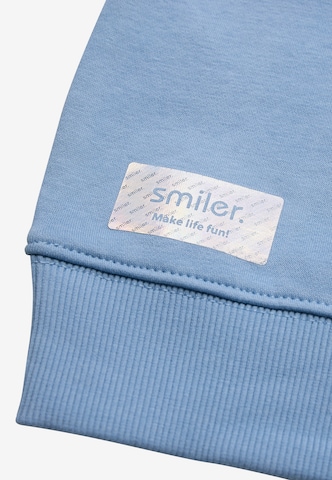 smiler. Sweatshirt 'Cuddle' in Blauw