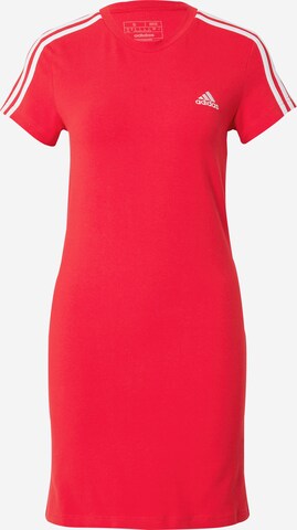 ADIDAS SPORTSWEAR Športové šaty 'Essentials' - Červená: predná strana