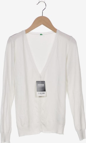 UNITED COLORS OF BENETTON Sweater & Cardigan in S in White: front