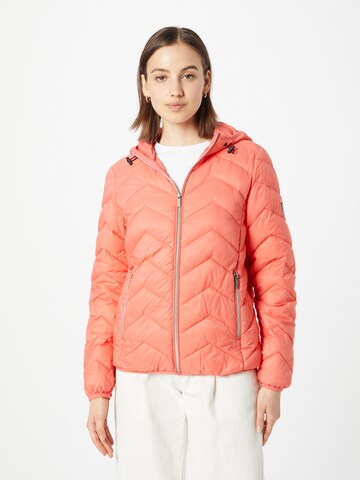 Fransa Between-Season Jacket in Red: front