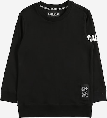Cars JeansSweater majica 'OXBAN' - crna boja: prednji dio