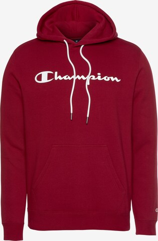 Champion Authentic Athletic Apparel Sweatshirt in Red: front