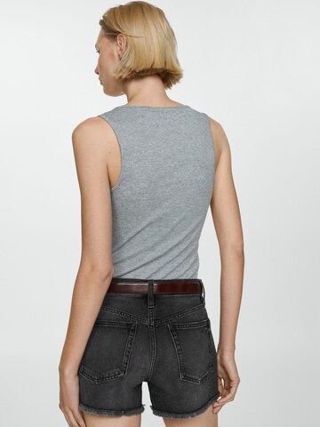 MANGO Regular Jeans 'ELENA' in Grey