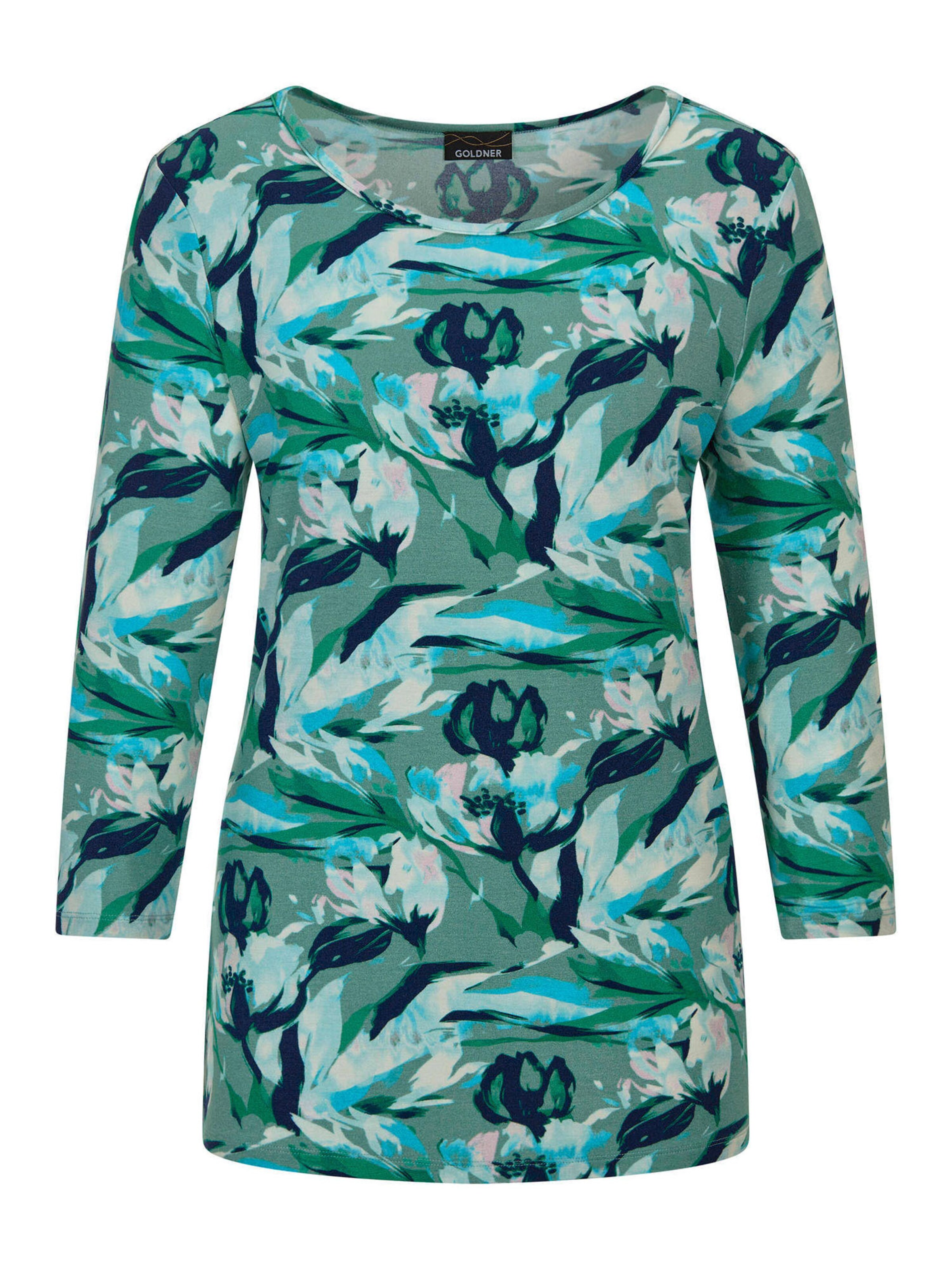 Goldner Shirt in Gemengde kleuren: voorkant