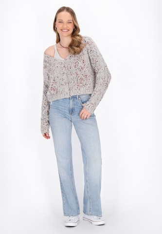 MYMO Knit cardigan in Grey: front