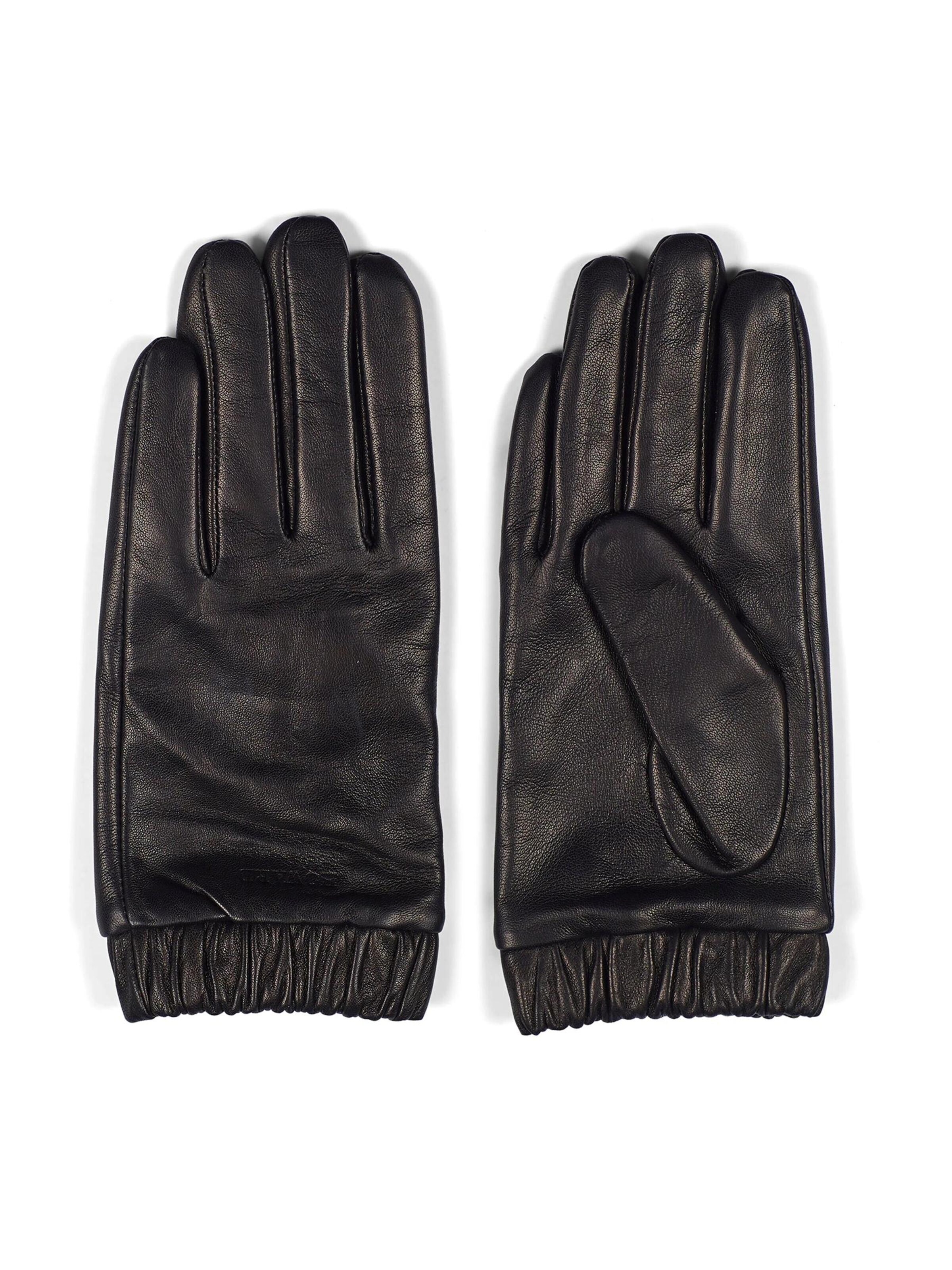 Gants 'Stella' Howard London en noir : devant