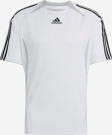 balta ADIDAS ORIGINALS Marškinėliai 'Teamgeist Adicolor': priekis