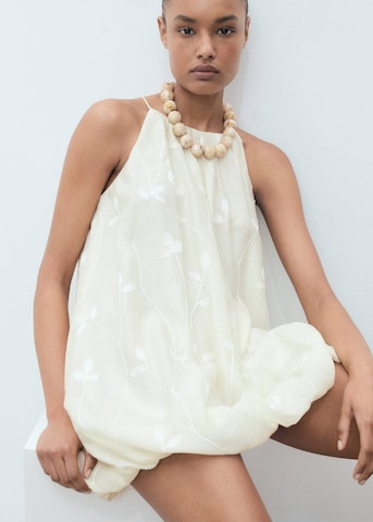 MANGO Summer Dress 'Kania-H' in Beige: front