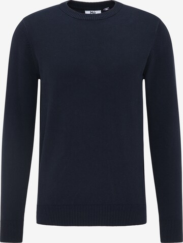 Mo ESSENTIALS Sweater in Blue: front