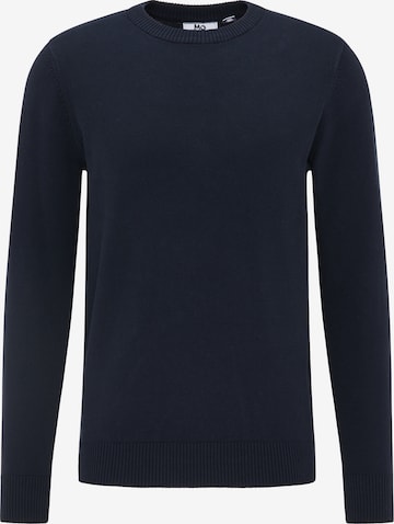 Pull-over Mo ESSENTIALS en bleu : devant