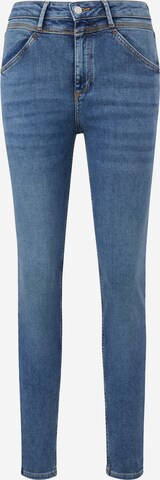 Skinny Jean comma casual identity en bleu : devant