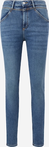 comma casual identity Skinny Jeans in Blauw: voorkant