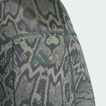 ADIDAS PERFORMANCE Skinny Παντελόνι φόρμας 'Optime PrimeLift' σε πράσινο