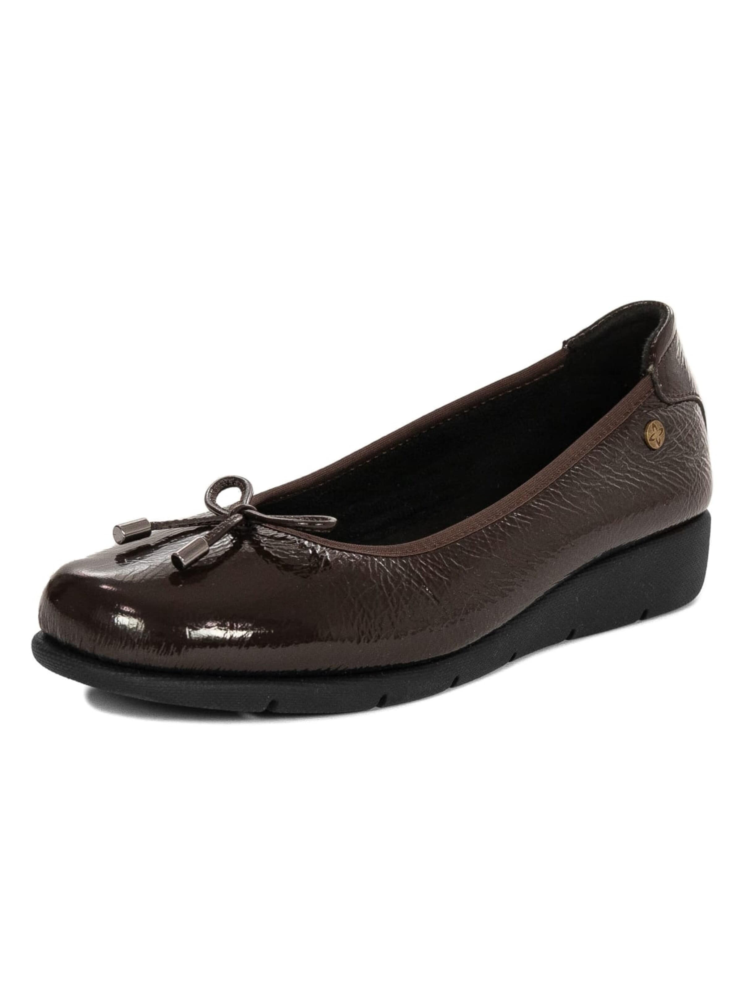 Maciejka Ballerina 'P6504-02/00-8' in Bruin: voorkant