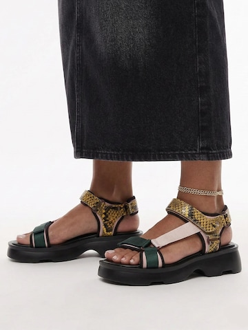 Maciejka Strap sandal 'K7433-15/00-7' in Yellow: front