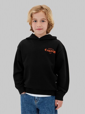 Sweat Calvin Klein Jeans en noir : devant