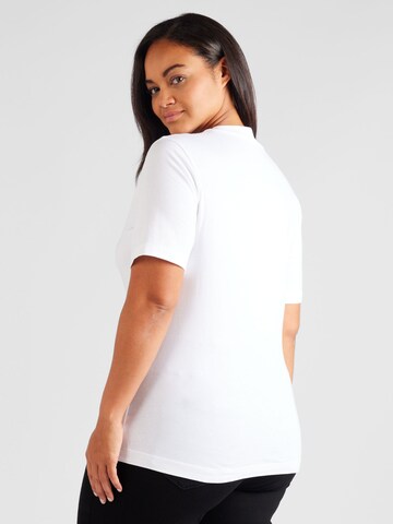 T-shirt Calvin Klein Jeans Curve en blanc