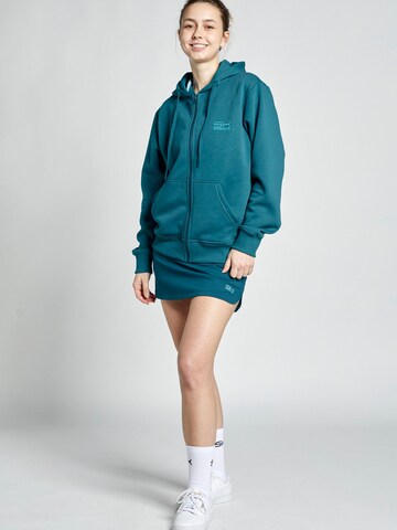 SPORTKIND Sportjas 'Unisex Zip Hoodie' in Groen: voorkant