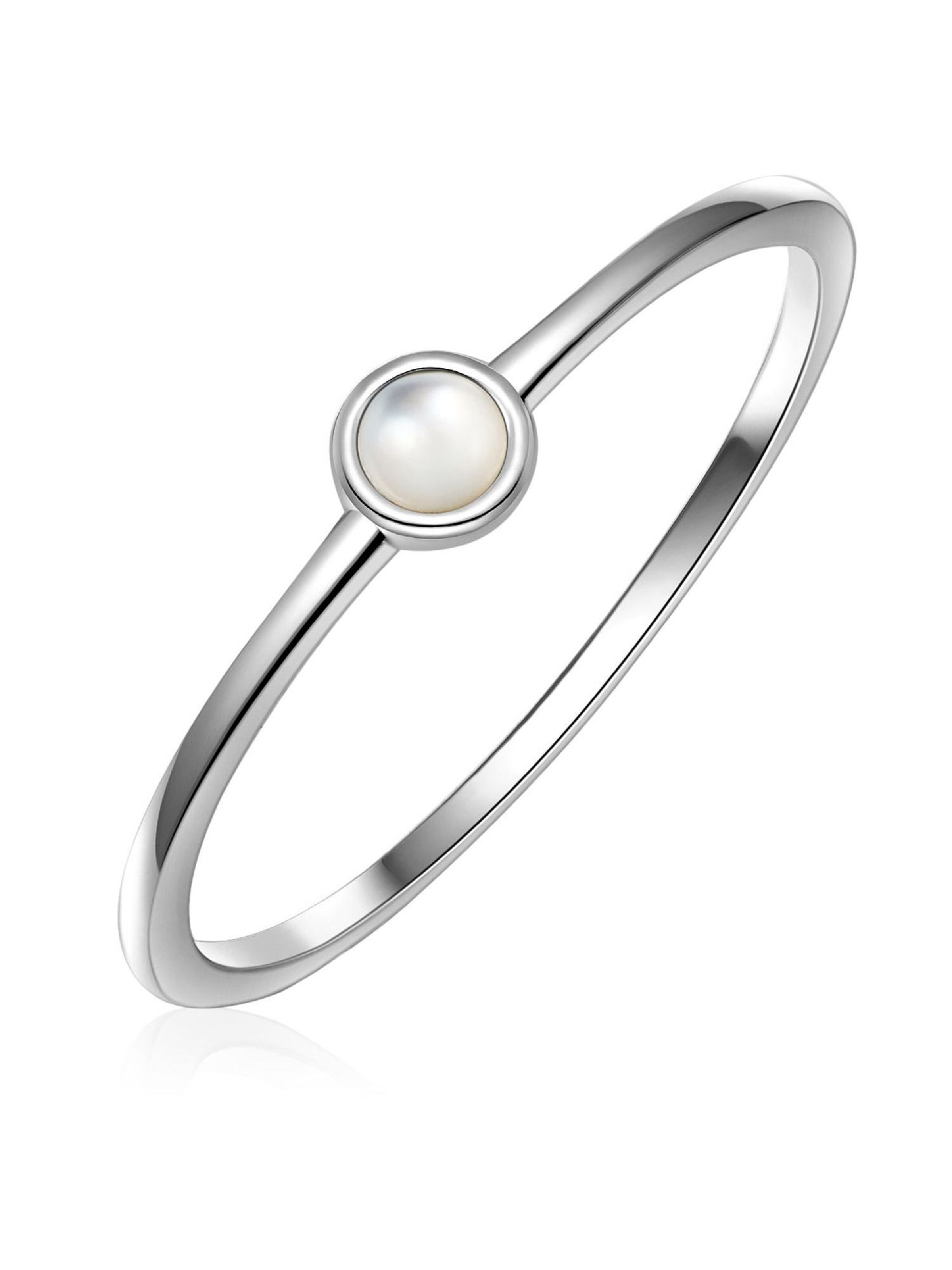 Glanzstücke München Ring in Zilver: voorkant