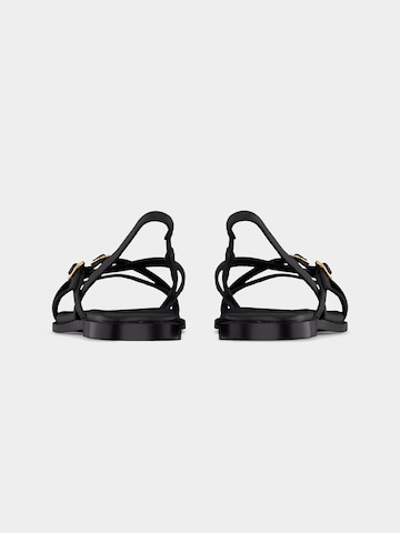 HUGO - Sandalias con hebilla 'Amaryl' en negro