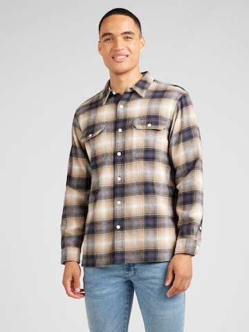 LEVI'S ® Comfort fit Overhemd 'Jackson Worker' in Beige: voorkant