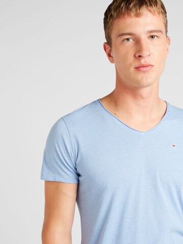 Tommy Jeans Regular Fit T-Shirt 'JASPE' in Blau