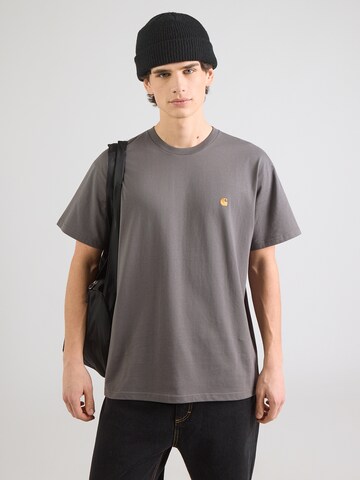 Carhartt WIP Majica 'Chase' | siva barva: sprednja stran