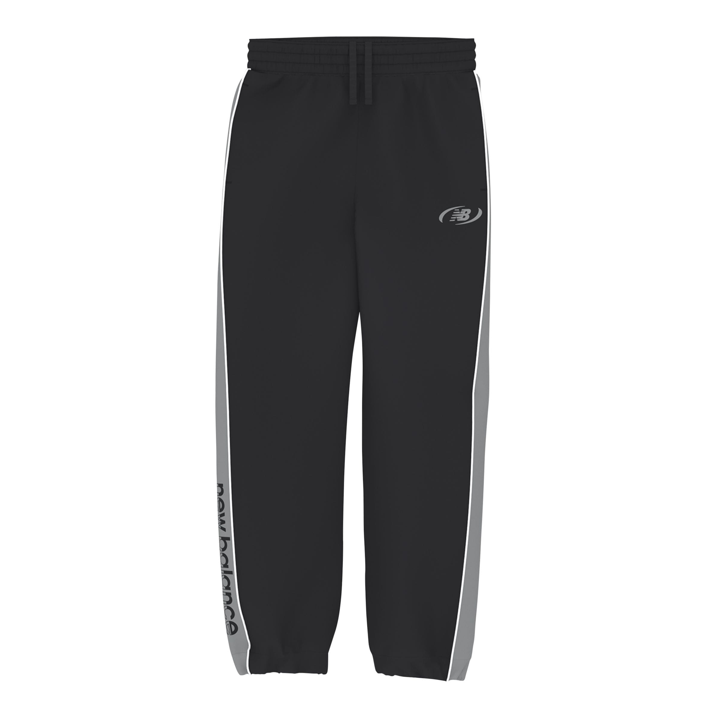 new balance - Pantalón en negro: frente